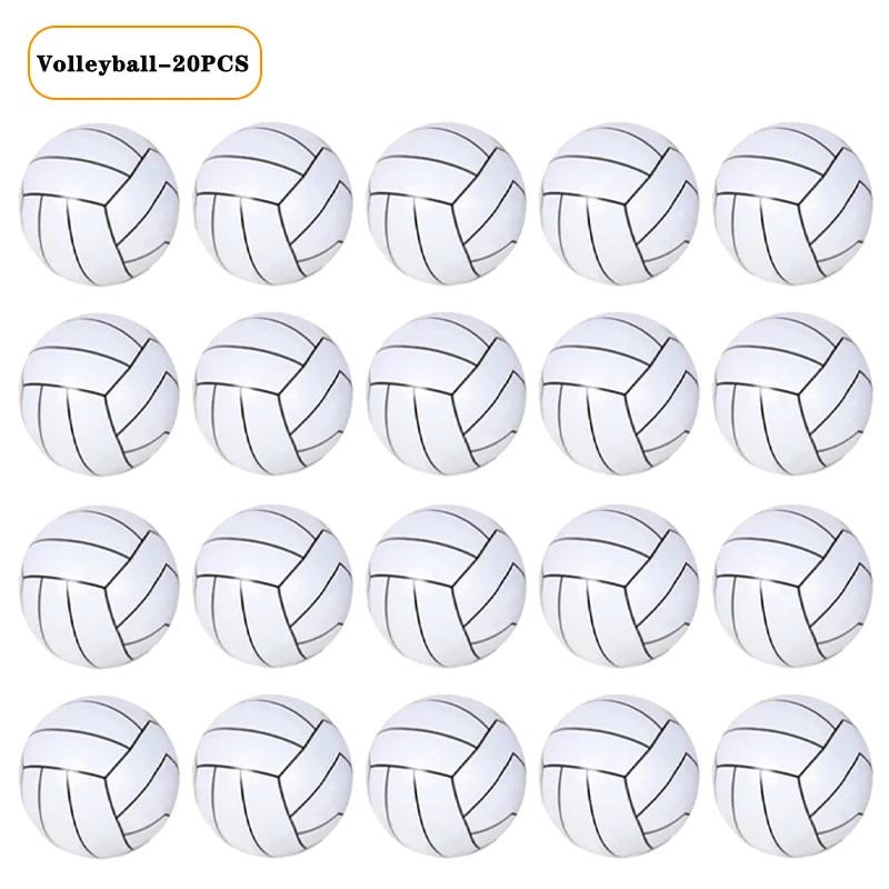 1-20PCS Inflatable Sports Balls Set Football Baseball Basketball Summer Beach Pool Party Toys for Kids Outdoor Water Play