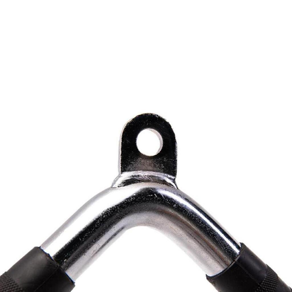 Barra para Press de Tríceps, Accesorio para Máquina de Poleas y Cables de Gimnasio en Casa para Sistemas de Peso