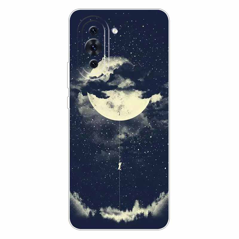 For Huawei Nova 10 Case Fashion Silicone Soft Cat Lion Back Cover for Huawei Nova 10 Case Protection Nova10 Cool Cartoon Shells