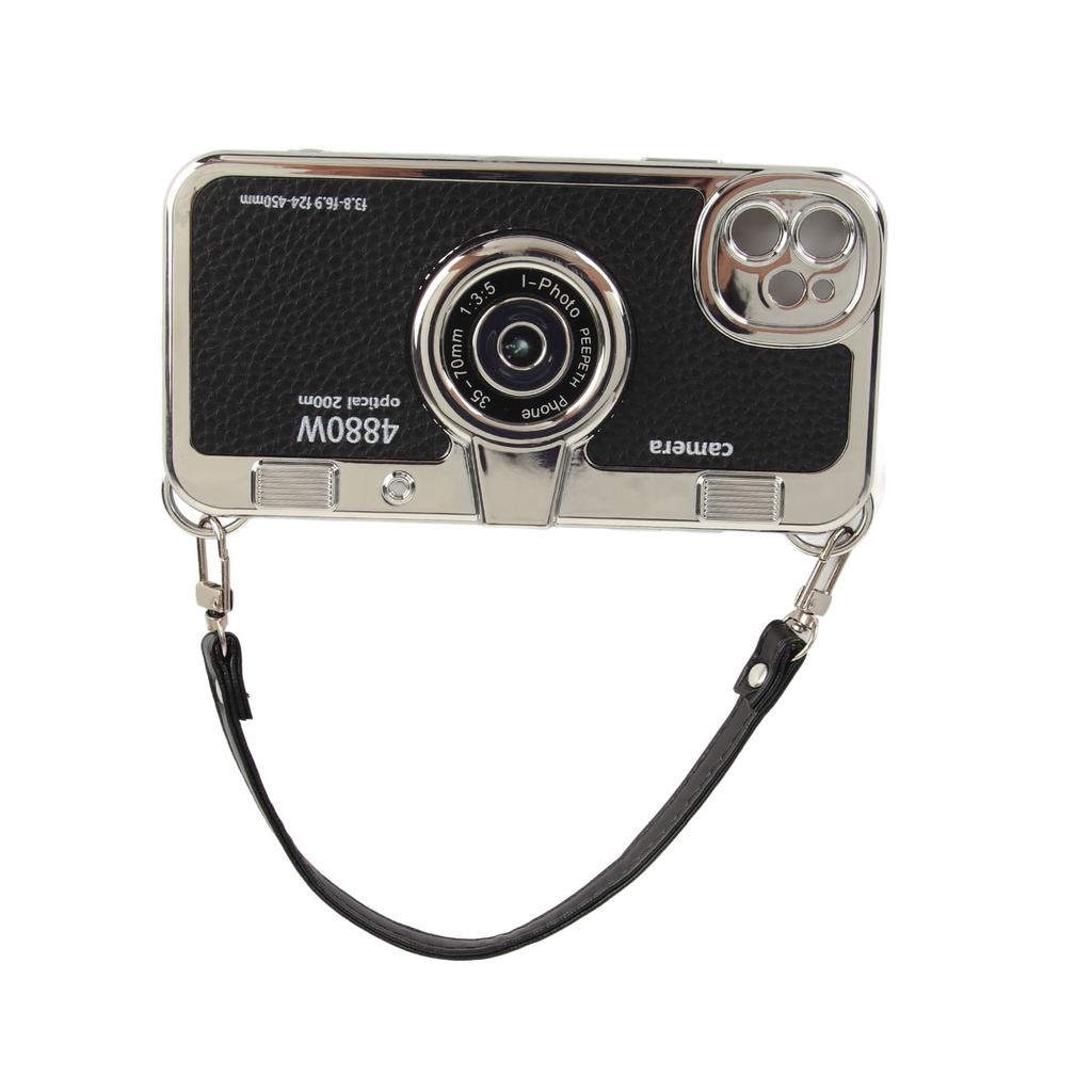 Emily in Paris Handyhülle Niedliche 3D Vintage Kamera Handyhülle Hülle mit Lanyard für Männer Frauen Jungen