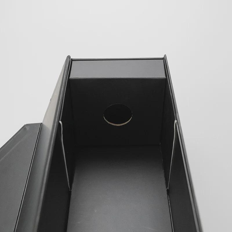 Creative Four-Corner Folding Wine Gift Box with Lining