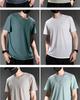 Men's Quick-Dry Ice Silk Mesh T-shirt - Breathable, Lightweight, Short Sleeve for Summer Sports