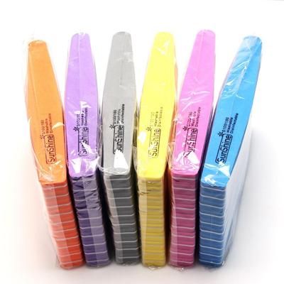 Tampone per lima per unghie in spugna abrasiva lavabile 100/180 Lucidatura per molatura per manicure e pedicure