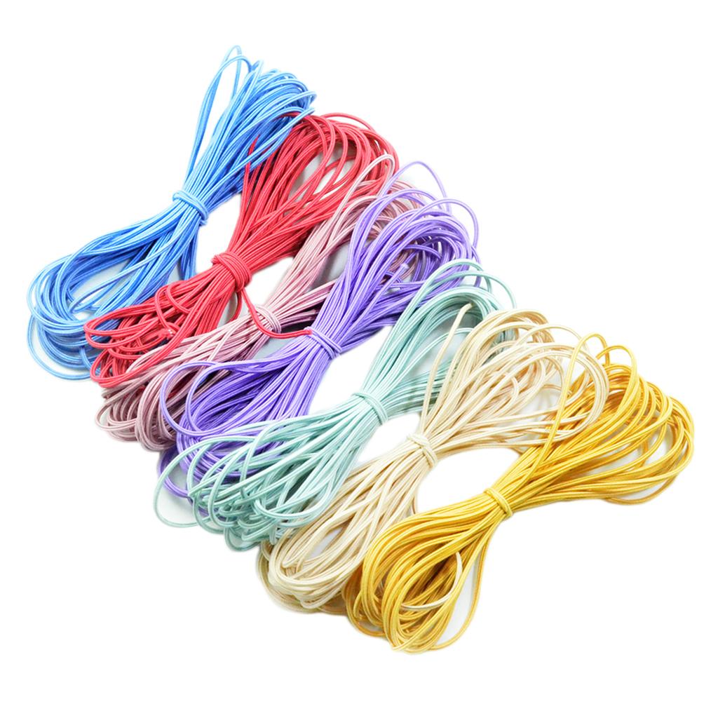 2mm Elastic String Cord Thread Beading for Jewelry Making, Bracelets Beading,