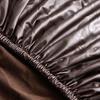 Solid Color PU Leather Chair Cover Restaurant Office Backrest Chair Cover Waterproof  Cat-scratch Home Decoration Seat Cover