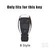 YDC4   Car Zinc Alloy Key Case Shell Buckle Car Key Cover  For Mercedes Benz A C E S G Class GLC CLE CLA GLB GLS W177 Auto Accessory