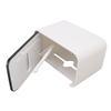 Toilet Paper Roll Box Cover Waterproof Punch Free Prevent Corrosion Wall Mounted Bathroom Tissue Holder Black