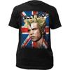 Billy Idol Union Jack Pánské tričko Hudba Klasický Rock N Roll Kapela Tričko Nové Černé Unisex Tričko