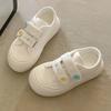 Korean campus style platform canvas white shoes women's 2025 new Velcro ins student versatile comfortable board shoes