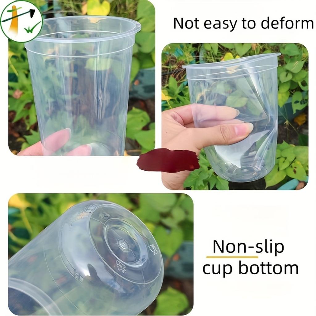 1pc, Includes 5 Components, Hydroponic Seed Pot, Plastic Transparent Cylindrical Hydroponic Growing Kit,