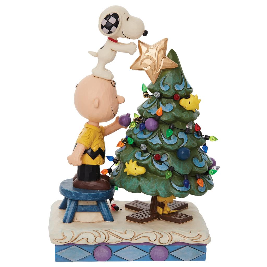 JIM SHORE Snoopy Charlie Brown Decoration 6010321 & <Christmas>