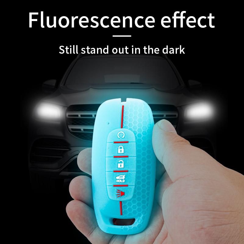 2 3 4 5 Buttons Silicone Car Key Case Cover For Nissan X-Trail T33 Kicks Qashqai J12 Juke Teana Altima Ariya Remote