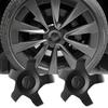 4pcs 22 Inch For Tesla Model X Car Wheel Center Hub Cap Emblem Cover Vehicle Tire Badge Hubcaps Decor Accessories Auto Styling