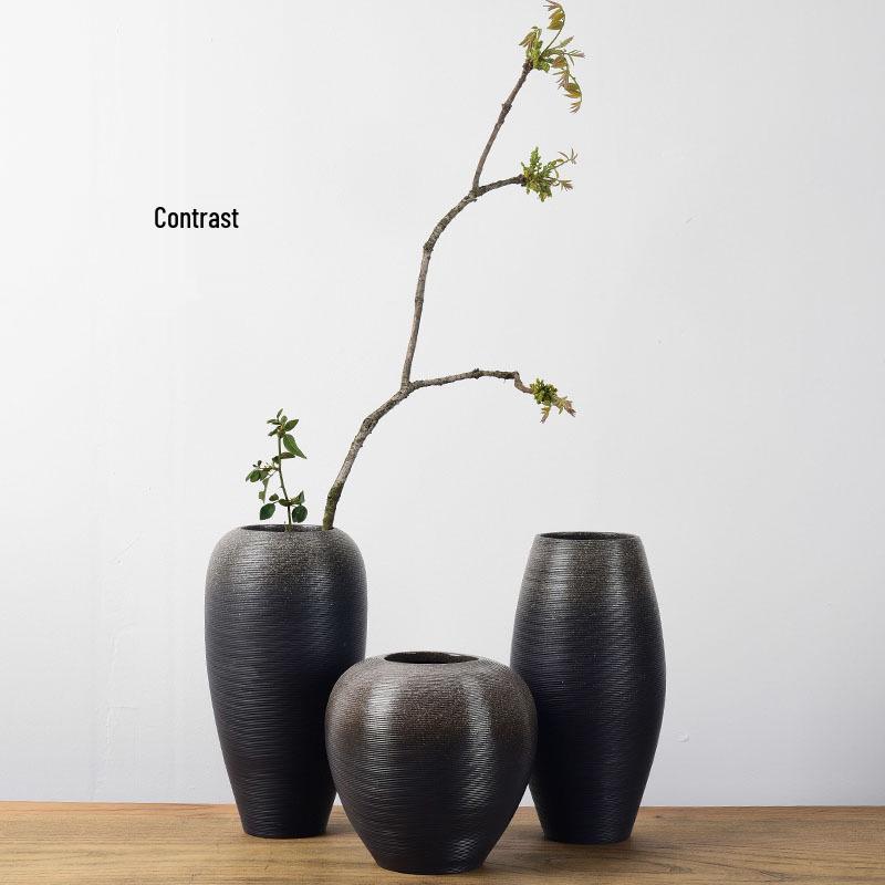 Handmade Modern Minimalist Ceramic Vase for Creative Flower Arrangements
