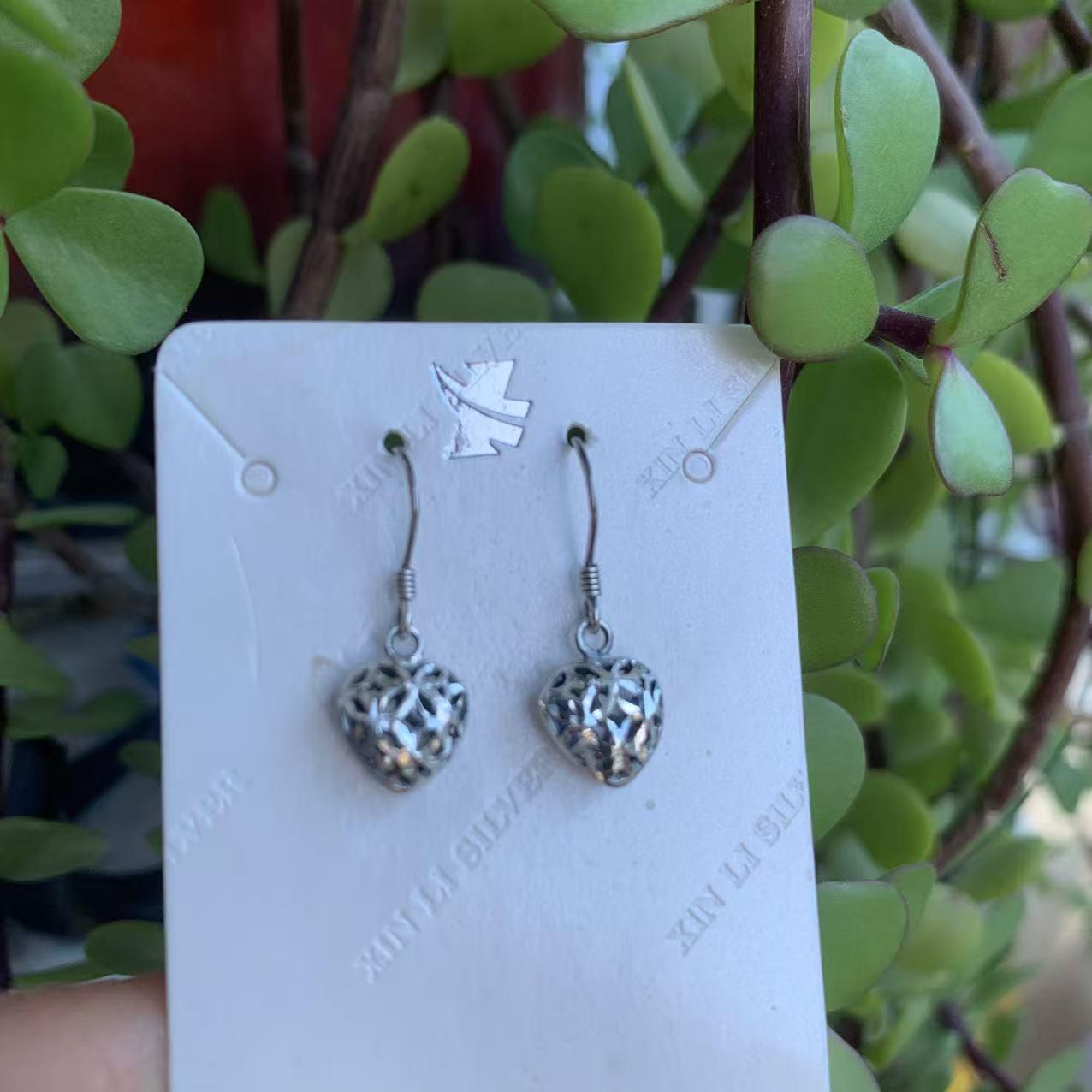 S925 Sterling Silver Drop Earring - Single Item, Clearance Sale Sterling Silver