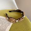 Korean Pearl Wide-Brim Headband for Women - Elegant Autumn Fairy Style, Ideal for Face-Washing and High Skull Top Headdress