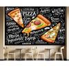 Fast Food 3d Pizza Wallpaper Vegetable Tomato 3d Mural Removable Restaurant Pizza Shop Snack Shop Wallpaper