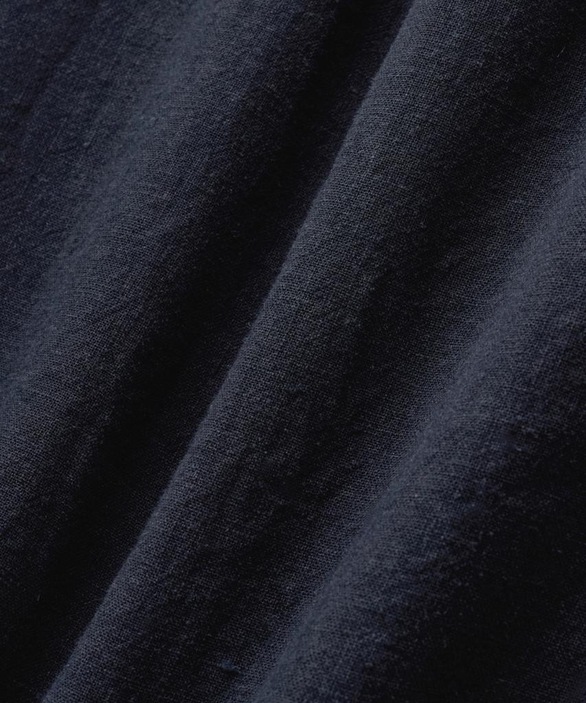 ASP Tencel Linen Wide Shirt - Navy