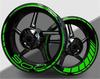 Motorcycle Rim Waterproof High Reflective Sticker Fit for Kawasaki Z900 2016-2023 17" Reflective Rim