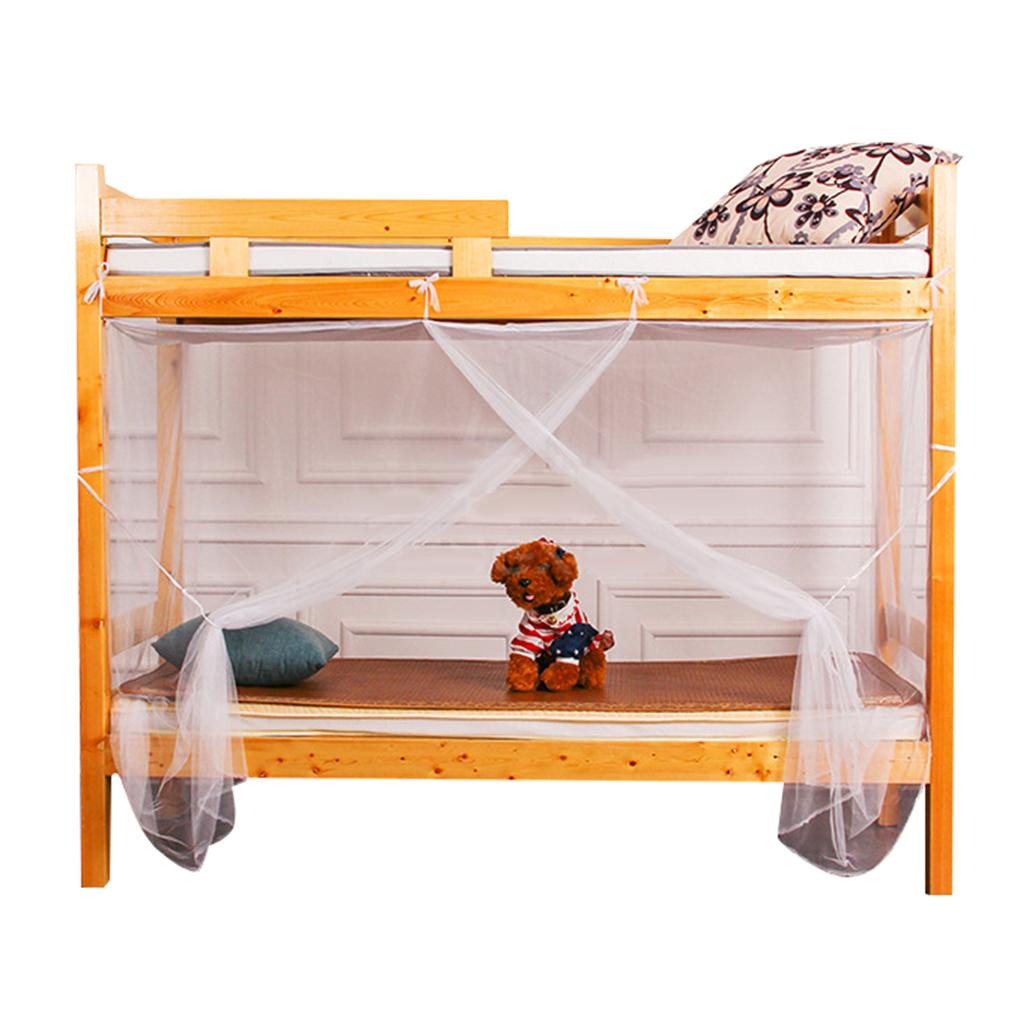

Children Bunk Beds Valance Student Dormitory Insect Net Four Corner Bedding Canopy Bug Repeller Bed Curtain no1