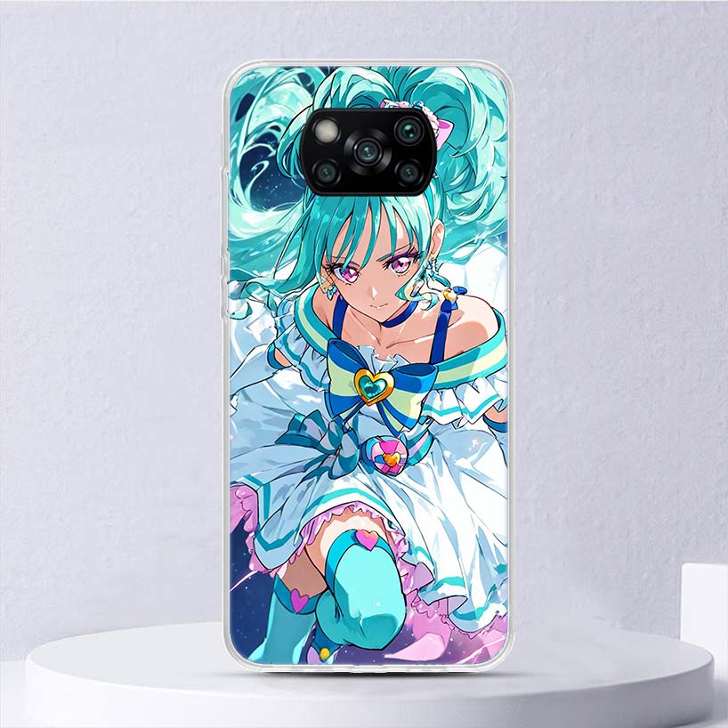 Pretty Cure Anime Soft Case For Xiaomi Poco X7 X6 X5 X4 X3 Nfc F7 Ultra F6 F5 Pro Phone Cover F4 Gt F3 M5S M4 M3 M5 M6 Coque