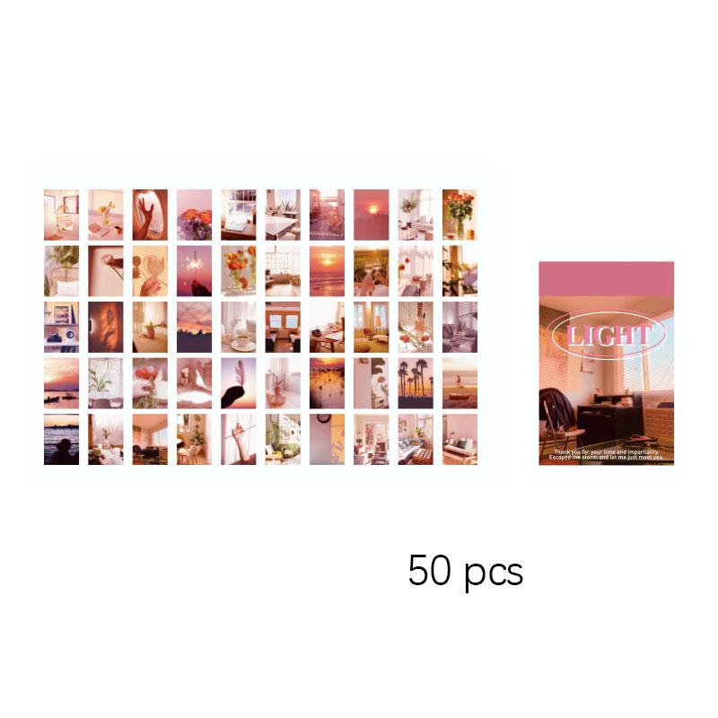 

50 pcs Fresh art hand tent DIY diary Mini sticker book Creativity Stationery Diy Diary Album Scrapbooking Material