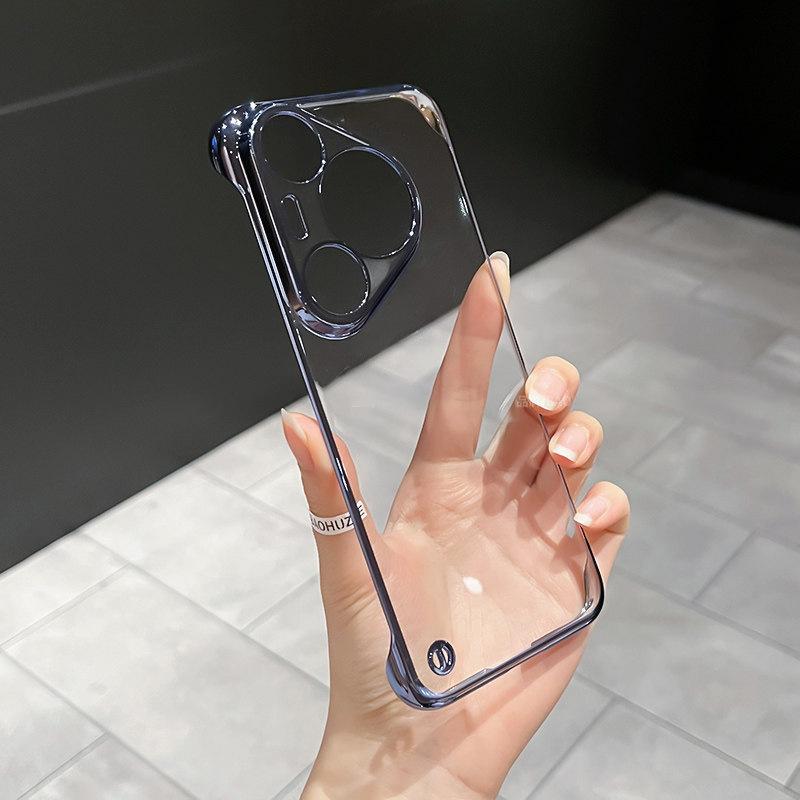 Applicable to Huawei pura11pro mobile phone case new p11promax transparent borderless p111 ultra-thin and anti-drop hard