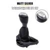 969356242r Manual 5 6 Speed Gear Shift Knob With Dust Cover Leather Gaiter Boot For Renault R Logan II 13-22 Sandero II 13-19