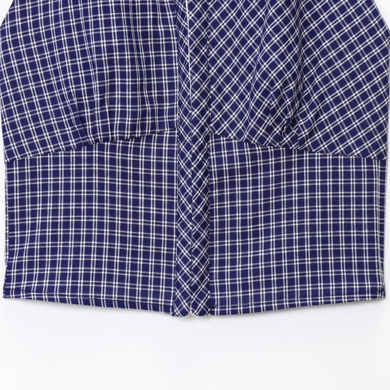 Zbzr Spring New Women Clothes Western Style Fashion Temperament Gyaru Hanging Neck Lapel Plaid Short Top