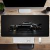 Large White Sports Car Design Mouse Pad Gaming Anti-Slip Rubber Base Extended Desk Mat for Gamer Office Use Computer Accessories