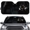 New Car Front Sunshade Heat Shield, Cute Pet Puppy Cat Creativity, Car Aluminum Foil Sunshade