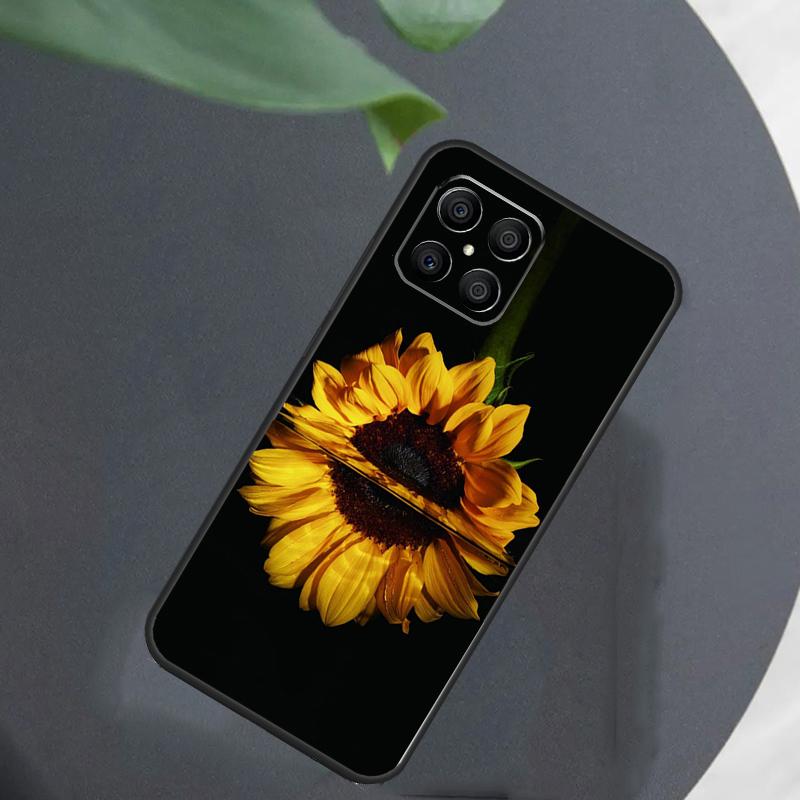 Sunny Sunflower Case For Honor Magic 7 Lite 5 6 8 Cover For Honor 200 400 Pro 90 70 50 X8a X8b X9a X9b X9c