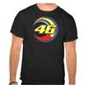 46 THE DOCTOR VALENTINO ROSSI PILOT MOTORCYCLE Black T-shirt -875-