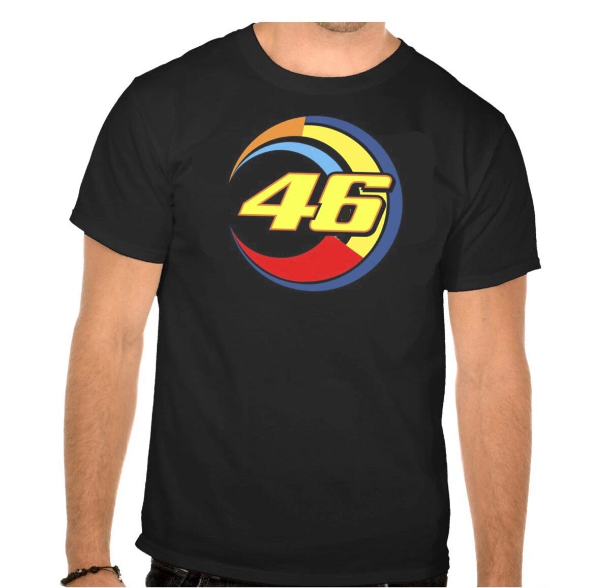 

46 THE DOCTOR VALENTINO ROSSI PILOT MOTORCYCLE Black T-shirt -875- S