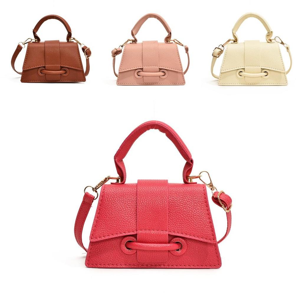 Stylish Mini Handbag For Fall 2024 Featuring Vintage Square Design And Pu Material