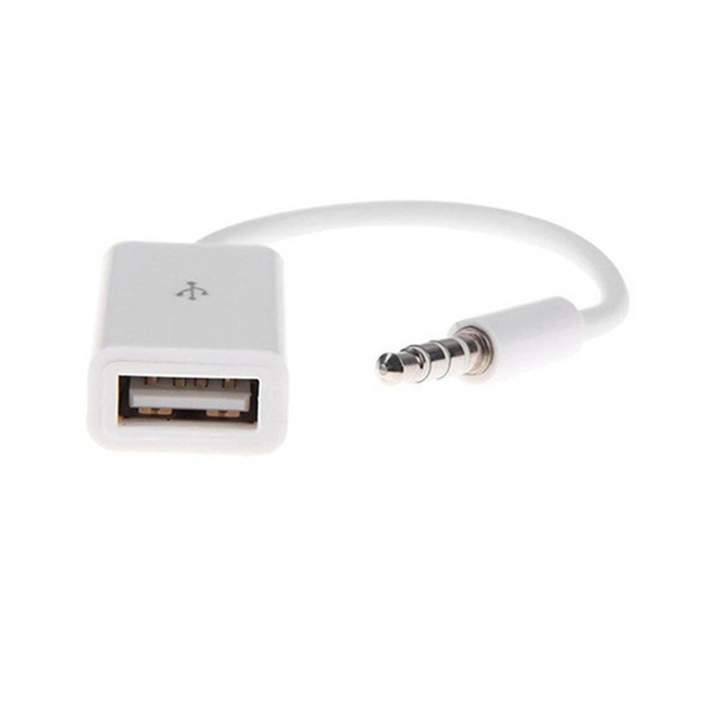1 PC 2 Styles Charger Sync Data Transfer Cables for Car AUX Audio Plug Adapters