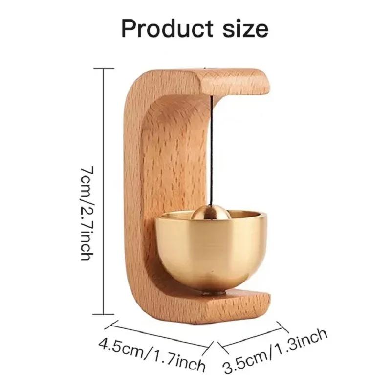 

Магнитный колокольчик для магазина Деревянный дверной звонок Колокольчик ветра для холодильника Комната Веранда Сад Задний двор Ресторан Дом Сад Колокольчик ветра