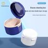 Portable Double-Layer Denture Storage & Cleaning Box with Cover