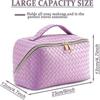 Reis Cosmetische Tas Met Grote Capaciteit Draagbare Reis Make-up Tas Waterdichte Leren Make-up Tas Voor Vrouwen Cosmetica, Accessoires En Toiletartikelen