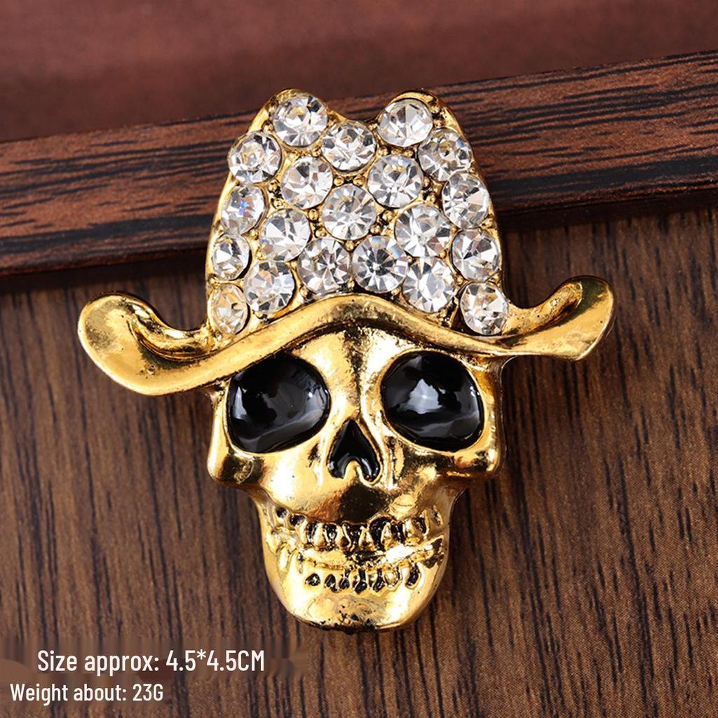 Halloween Retro Zodiac Snake Brooch - Enamel Pin Suit Accessory