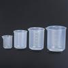 Measuring Cup Transparent Plastic Laboratory Beaker Graduated Liquid Jug Cup Kitchen Baking Cooking Measurement Scale Container