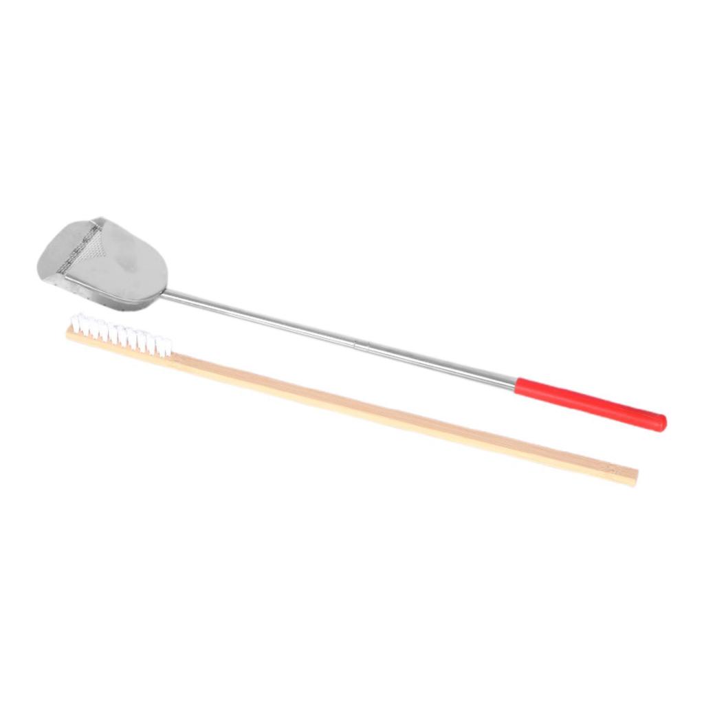 Bird Cage Tools Stainless Steel Remover and Brush Set Efficient Cleaner for Parrot Bird Cage
