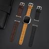 Band for Apple Watch Band 38/40/41/44/45/46/Ultra 2 49/42/44/45mm Skin Band Men leather watch strap for iwatch Series7 8 9 se645