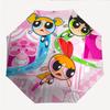 Powerpuff Fashionable Automatic Opening/Closing Folding Umbrella. Portable and Foldable, Ideal for Gift, Travel, and Daily Use.