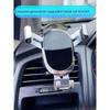 Metal Car Phone Holder Does Not Block Air Conditioning Air Outlet Fixed Navigation Support Horizontally and Vertically In Car
