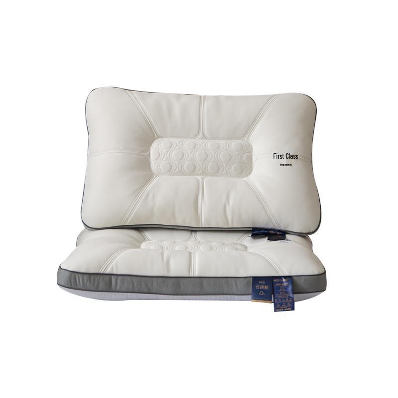 Pár polštářů z přírodního latexu a paměťové pěny - Ergonomický design pro lepší spánek