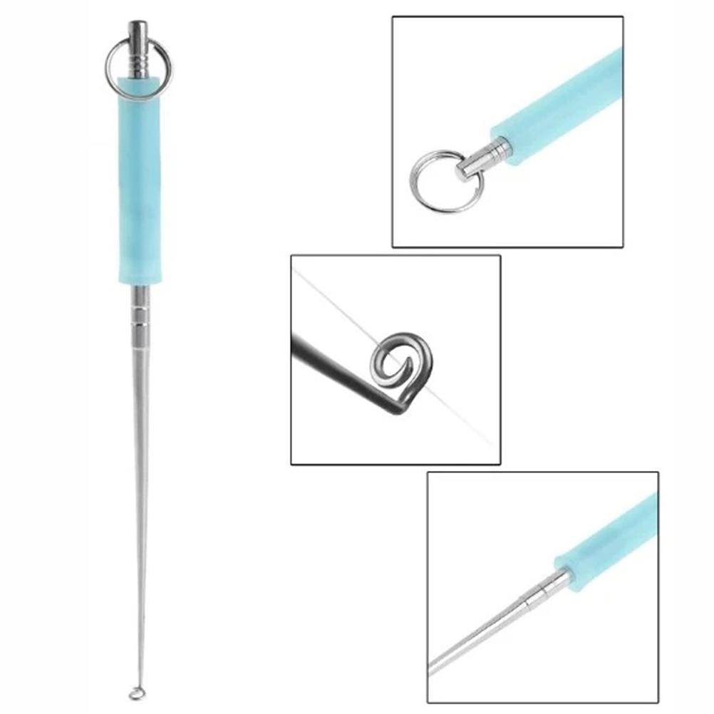 2Pcs Stainless Steel Fish Hook Extractor Remover Disgorgers with Handlebar for Fish