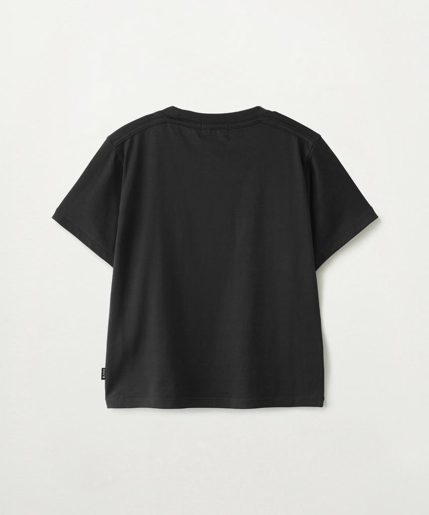 Seteo (W) Essential Slim Fit Short Sleeve T-Shirt Charcoal