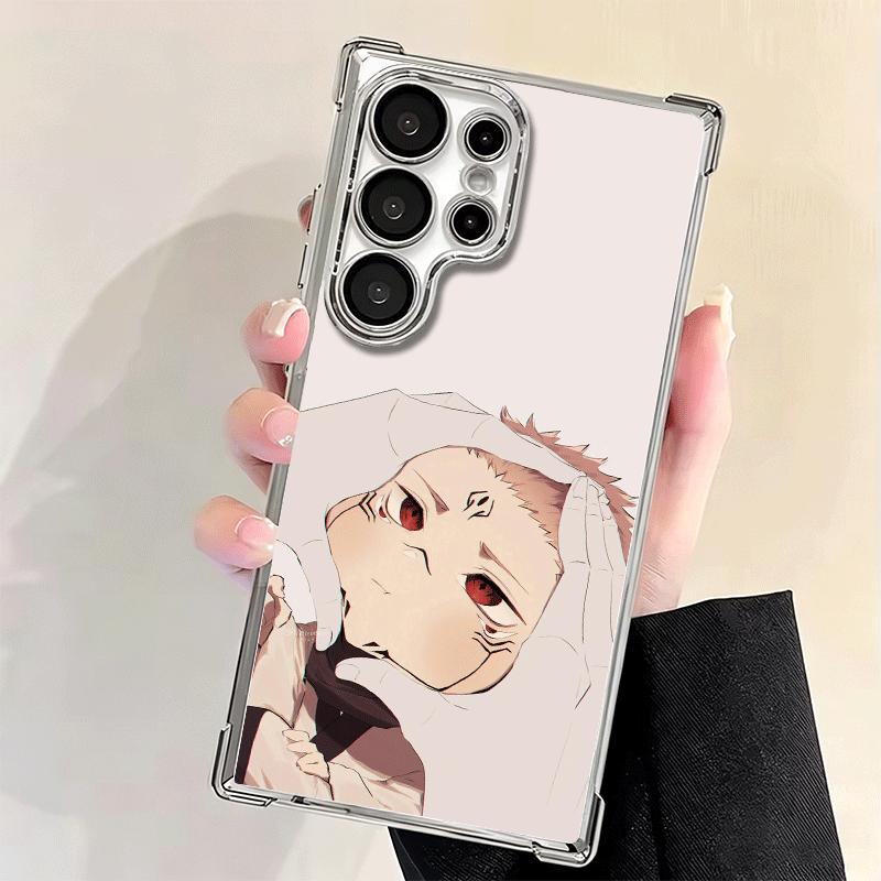JUJUSU Anime Character Cute Soft Phone Case For Samsung Galaxy S26 Ultra S25 Edge S24 FE S23 Plus S22 S21 + S20 Plating Anti-Fal