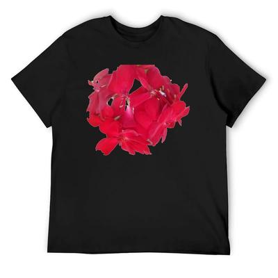 Geranium Flower T-Shirt Cheap Stuff Designer Shirts Shirts Graphic Tee Shirts Graphic Tee Men
